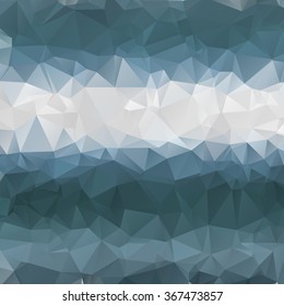 Multicolor polygonal illustration. Geometric background. Triangular polygons design in vector.