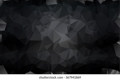 Multicolor polygonal illustration. Geometric background. Triangular design in vector.