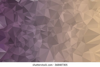 Multicolor polygonal illustration. Geometric background. Triangular design in vector.