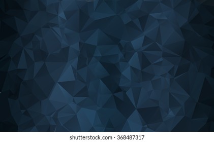 Multicolor polygonal illustration. Geometric background. Triangular design in vector.