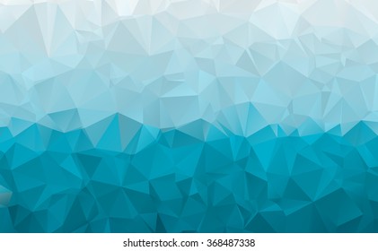 Multicolor polygonal illustration. Geometric background. Triangular design in vector.