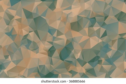 Multicolor polygonal illustration. Geometric background. Triangular design in vector.