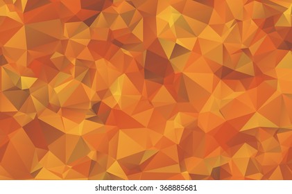 Multicolor polygonal illustration. Geometric background. Triangular design in vector.