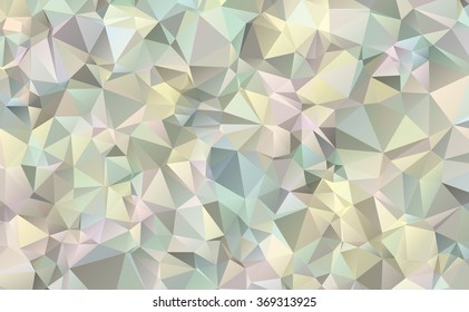 Multicolor polygonal illustration. Geometric background. Triangular design in vector.