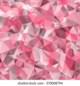 Multicolor polygonal illustration. Geometric background. Triangular design in vector.
