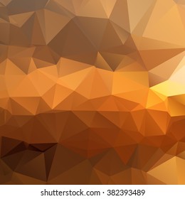 Multicolor polygonal illustration. Geometric background. Triangular design in vector.