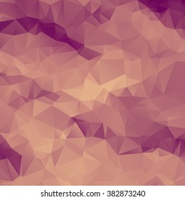 Multicolor polygonal illustration. Geometric background. Triangular design in vector.