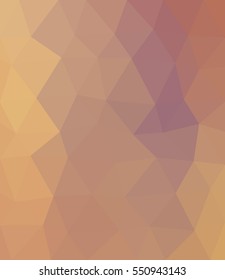 Multicolor polygonal illustration with triangle. Geometric background.