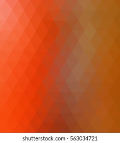 Multicolor polygonal illustration with triangle. Geometric background.