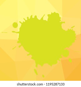 Multicolor polygonal illustration, which consist of triangles. Geometric background