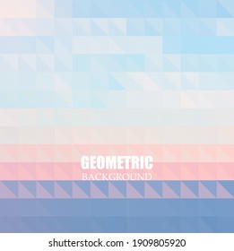 Ilustración poligonal multicolor, que consiste en triángulos. Fondo geométrico en estilo Origami con gradiente. Diseño triangular para su negocio. Pasos 10