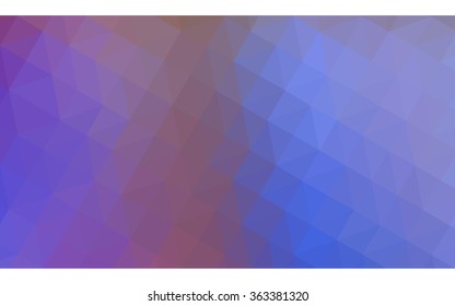 Multicolor polygonal illustration, which consist of triangles. Geometric background in Origami style with gradient. Triangular design for your business in vector. Rainbow, spectrum image.