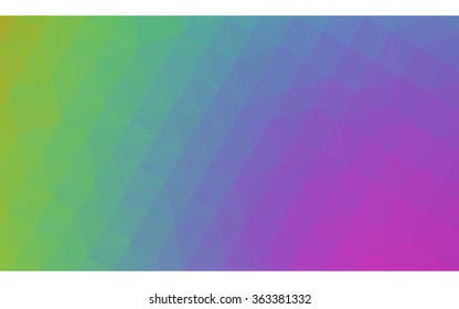 Multicolor polygonal illustration, which consist of triangles. Geometric background in Origami style with gradient. Triangular design for your business in vector. Rainbow, spectrum image.