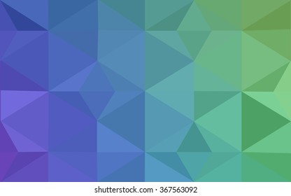 Multicolor polygonal illustration, which consist of triangles. Geometric background in Origami style with gradient. Triangular design for your business. Rainbow, spectrum image.