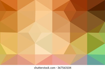 Multicolor polygonal illustration, which consist of triangles. Geometric background in Origami style with gradient. Triangular design for your business. Rainbow, spectrum image.