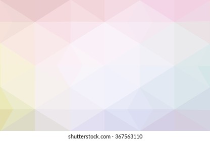 Multicolor polygonal illustration, which consist of triangles. Geometric background in Origami style with gradient. Triangular design for your business. Rainbow, spectrum image.