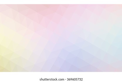 Multicolor polygonal illustration, which consist of triangles. Geometric background in Origami style with gradient. Triangular design for your business. Rainbow, spectrum image.