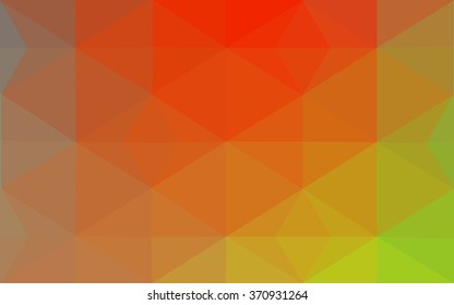 Multicolor polygonal illustration, which consist of triangles. Geometric background in Origami style with gradient. Triangular design for your business. Rainbow, spectrum image.