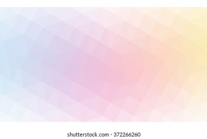 Multicolor polygonal illustration, which consist of triangles. Geometric background in Origami style with gradient. Triangular design for your business. Rainbow, spectrum image.