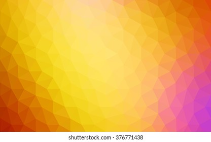 Multicolor polygonal illustration, which consist of triangles. Geometric background in Origami style with gradient. Triangular design for your business. Rainbow, spectrum image.