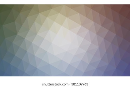 Multicolor polygonal illustration, which consist of triangles. Geometric background in Origami style with gradient. Triangular design for your business. Rainbow, spectrum image.