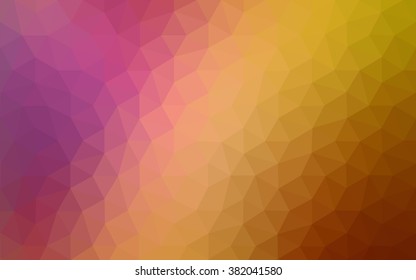 Multicolor polygonal illustration, which consist of triangles. Geometric background in Origami style with gradient. Triangular design for your business. Rainbow, spectrum image.