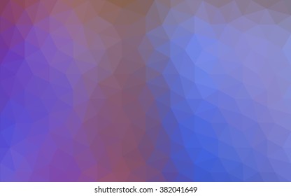 Multicolor polygonal illustration, which consist of triangles. Geometric background in Origami style with gradient. Triangular design for your business. Rainbow, spectrum image.