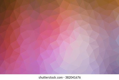 Multicolor polygonal illustration, which consist of triangles. Geometric background in Origami style with gradient. Triangular design for your business. Rainbow, spectrum image.