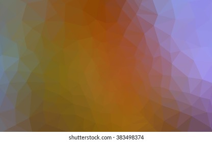 Multicolor polygonal illustration, which consist of triangles. Geometric background in Origami style with gradient. Triangular design for your business. Rainbow, spectrum image.