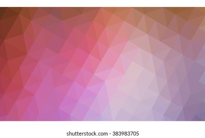 Multicolor polygonal illustration, which consist of triangles. Geometric background in Origami style with gradient. Triangular design for your business. Rainbow, spectrum image.