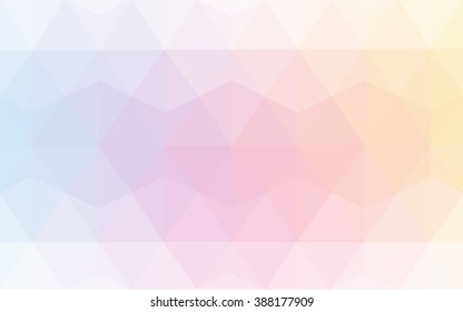 Multicolor polygonal illustration, which consist of triangles. Geometric background in Origami style with gradient. Triangular design for your business. Rainbow, spectrum image.