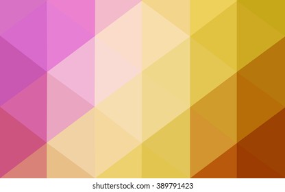 Multicolor polygonal illustration, which consist of triangles. Geometric background in Origami style with gradient. Triangular design for your business. Rainbow, spectrum image.