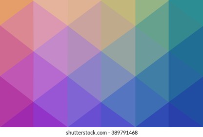 Multicolor polygonal illustration, which consist of triangles. Geometric background in Origami style with gradient. Triangular design for your business. Rainbow, spectrum image.