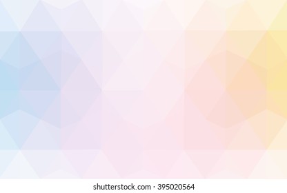 Multicolor polygonal illustration, which consist of triangles. Geometric background in Origami style with gradient. Triangular design for your business. Rainbow, spectrum image.