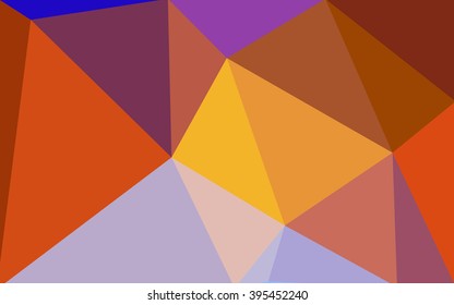 Multicolor polygonal illustration, which consist of triangles. Geometric background in Origami style with gradient. Triangular design for your business. Rainbow, spectrum image.