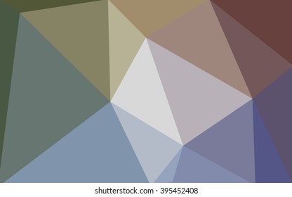 Multicolor polygonal illustration, which consist of triangles. Geometric background in Origami style with gradient. Triangular design for your business. Rainbow, spectrum image.