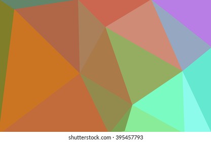 Multicolor polygonal illustration, which consist of triangles. Geometric background in Origami style with gradient. Triangular design for your business. Rainbow, spectrum image.