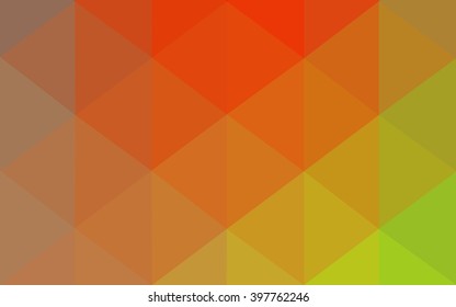 Multicolor polygonal illustration, which consist of triangles. Geometric background in Origami style with gradient. Triangular design for your business. Rainbow, spectrum image.