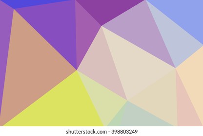 Multicolor polygonal illustration, which consist of triangles. Geometric background in Origami style with gradient. Triangular design for your business. Rainbow, spectrum image.