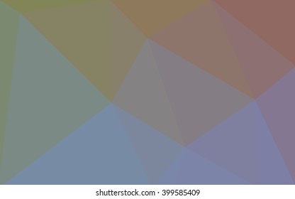 Multicolor polygonal illustration, which consist of triangles. Geometric background in Origami style with gradient. Triangular design for your business. Rainbow, spectrum image.