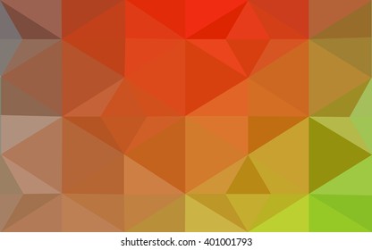 Multicolor polygonal illustration, which consist of triangles. Geometric background in Origami style with gradient. Triangular design for your business. Rainbow, spectrum image.