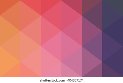 Multicolor polygonal illustration, which consist of triangles. Geometric background in Origami style with gradient. Triangular design for your business. Rainbow, spectrum image.