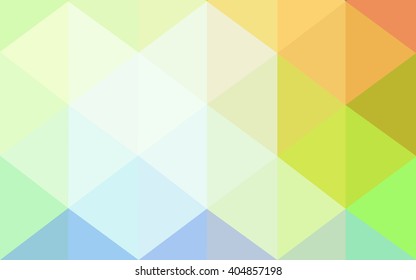Multicolor polygonal illustration, which consist of triangles. Geometric background in Origami style with gradient. Triangular design for your business. Rainbow, spectrum image.