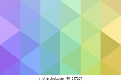 Multicolor polygonal illustration, which consist of triangles. Geometric background in Origami style with gradient. Triangular design for your business. Rainbow, spectrum image.