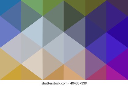 Multicolor polygonal illustration, which consist of triangles. Geometric background in Origami style with gradient. Triangular design for your business. Rainbow, spectrum image.