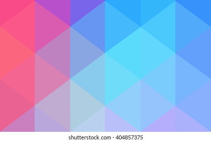 Multicolor polygonal illustration, which consist of triangles. Geometric background in Origami style with gradient. Triangular design for your business. Rainbow, spectrum image.
