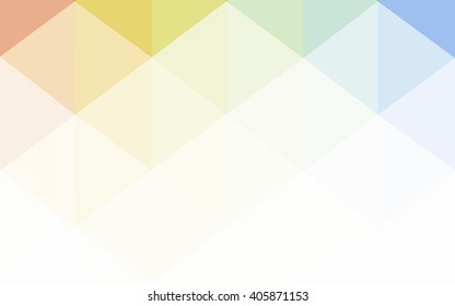 Multicolor polygonal illustration, which consist of triangles. Geometric background in Origami style with gradient. Triangular design for your business. Rainbow, spectrum image.