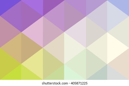 Multicolor polygonal illustration, which consist of triangles. Geometric background in Origami style with gradient. Triangular design for your business. Rainbow, spectrum image.