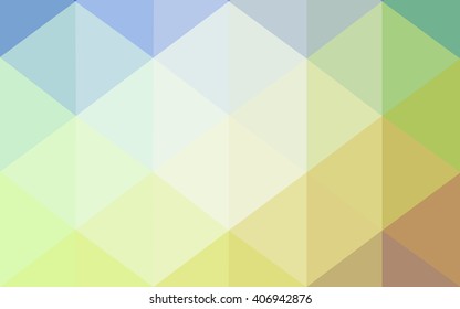 Multicolor polygonal illustration, which consist of triangles. Geometric background in Origami style with gradient. Triangular design for your business. Rainbow, spectrum image.