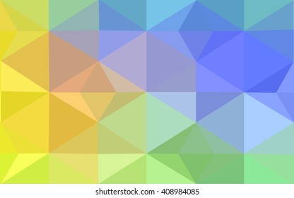 Multicolor polygonal illustration, which consist of triangles. Geometric background in Origami style with gradient. Triangular design for your business. Rainbow, spectrum image. Multicolor polygonal illustration, which consist of triangles. Geometric background in Origami style with gradient. Triangular design for your business. Rainbow, spectrum image.
